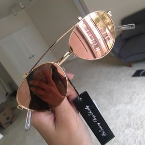 QUAY Elle sunglasses GOLD/ROSE